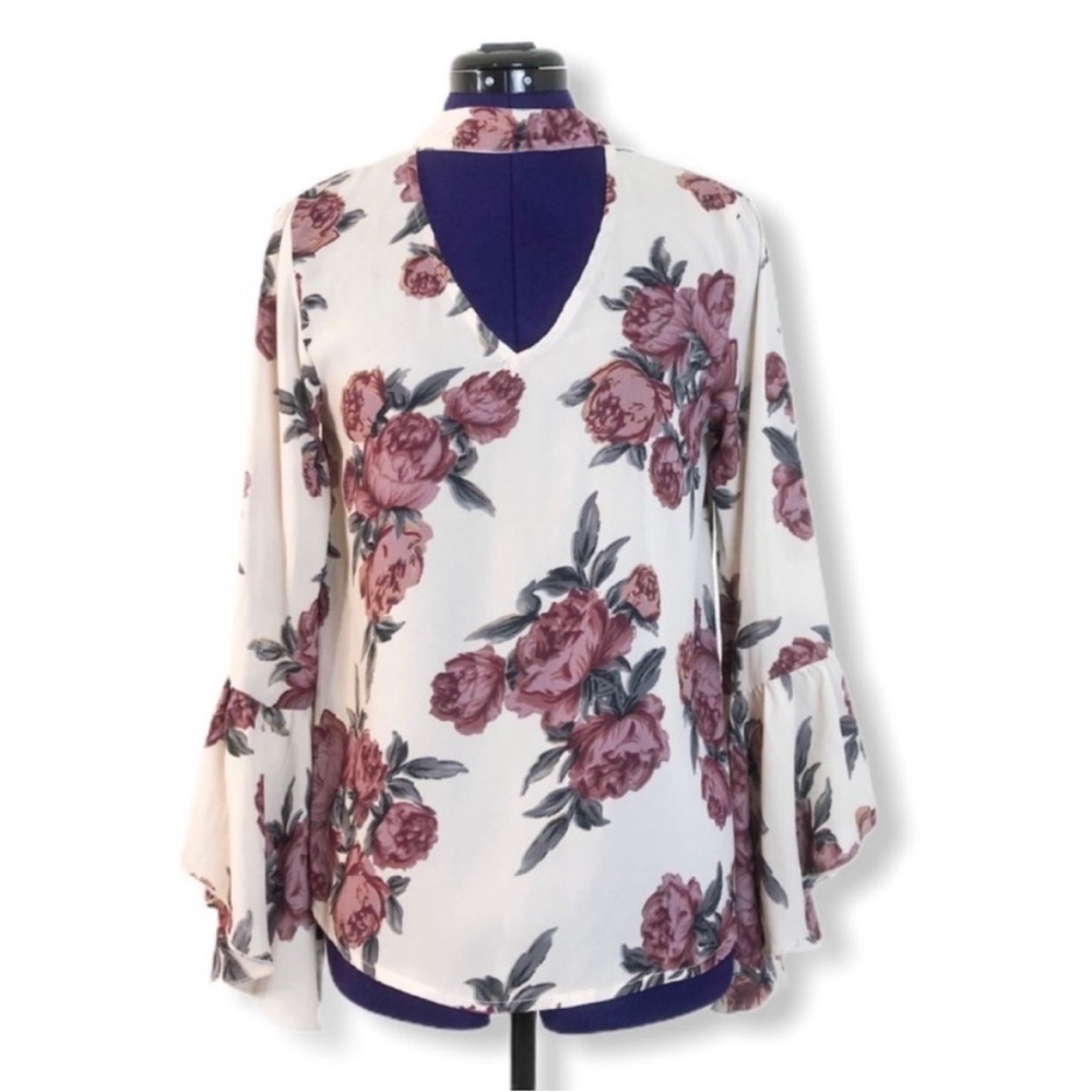 Live 4 Truth White Pink Floral Long Sleeve